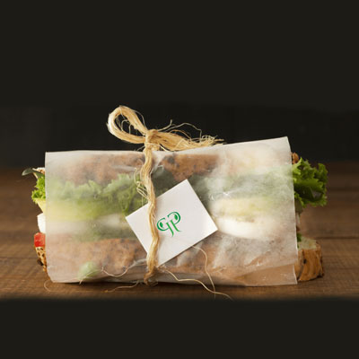 Biodegradable sandwich wrap